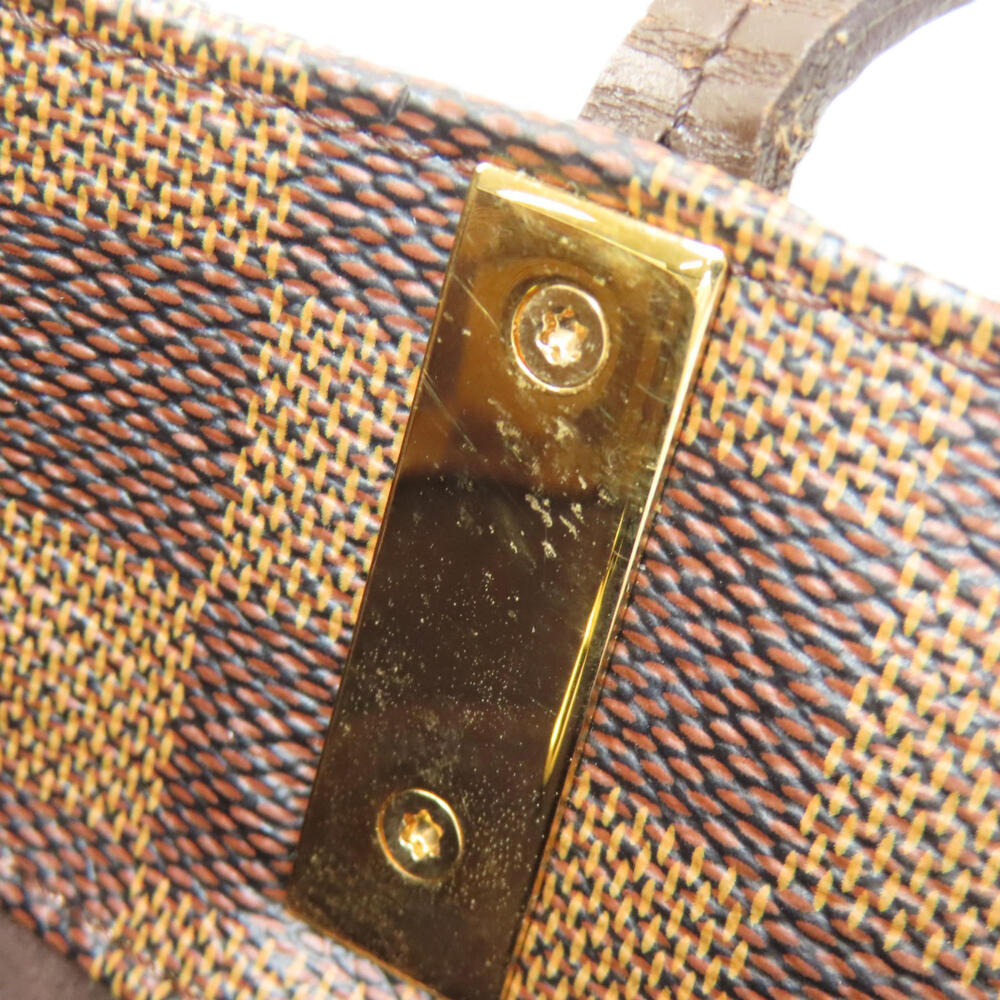 LOUIS VUITTON Authentic Brown Damier Canvas Tote Bag - Picture 11 of 16